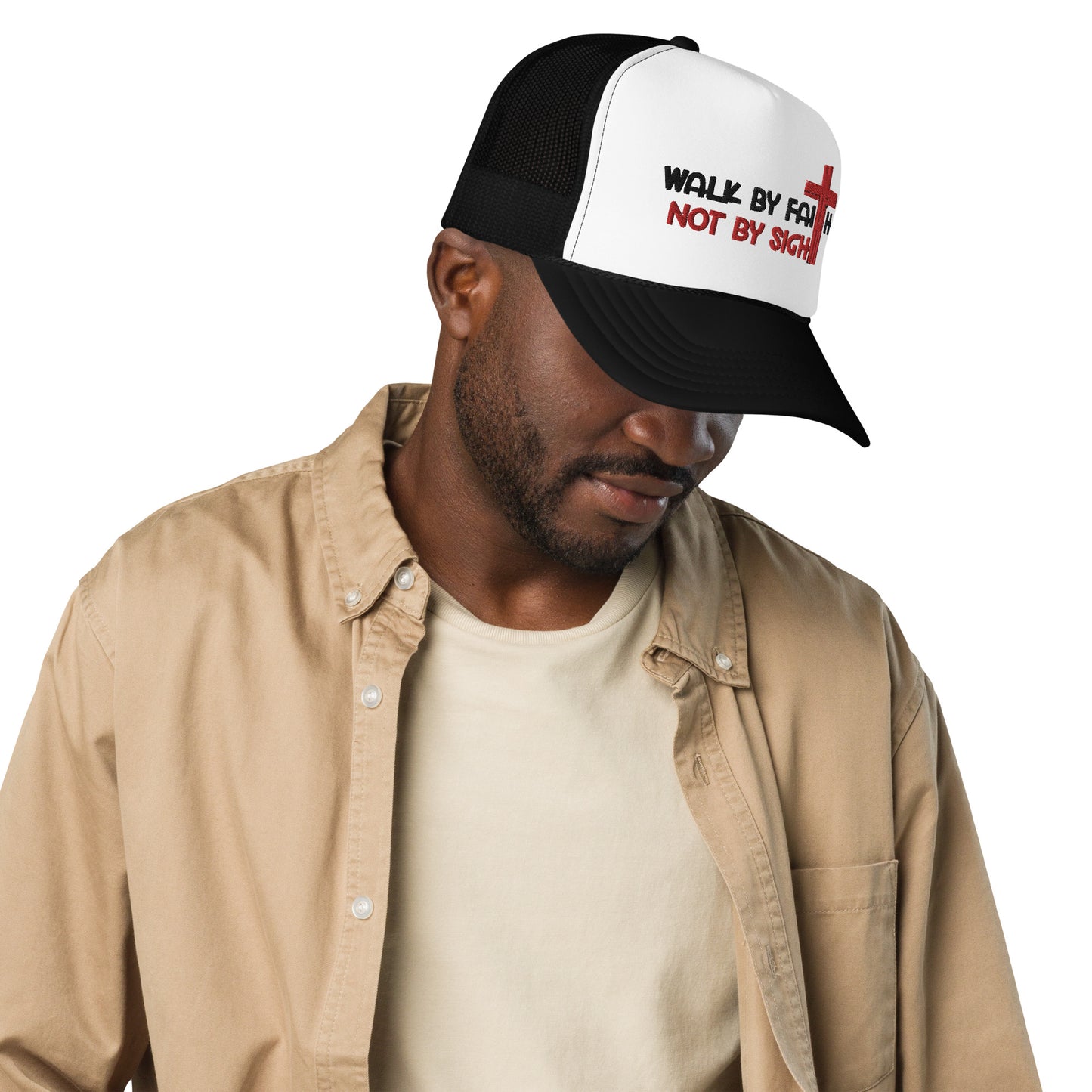 Limited Edition "Walk by Faith, Not by Sight" Foam Trucker Hat