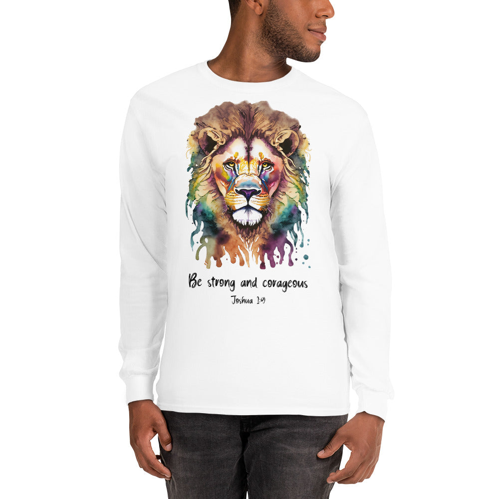 Be strong and corageous - Men’s Long Sleeve Shirt