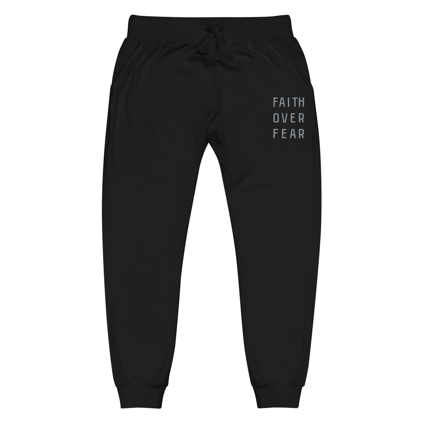 Faith Over Fear - Unisex fleece sweatpants