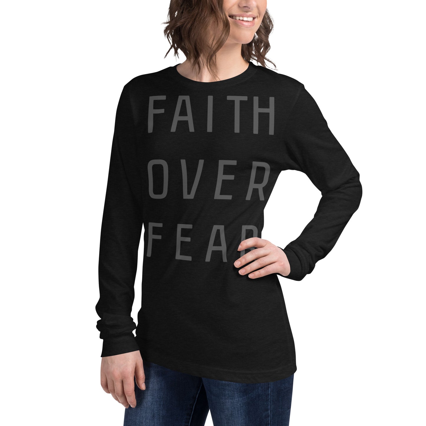 Faith Over Fear - Women's Long Sleeve Tee